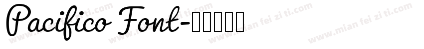 Pacifico Font字体转换